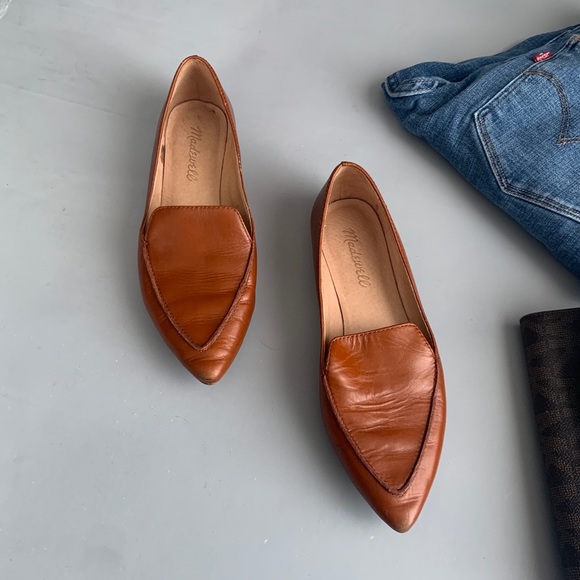 Madewell Shoes - Madewell Leather Flats Size 6-5